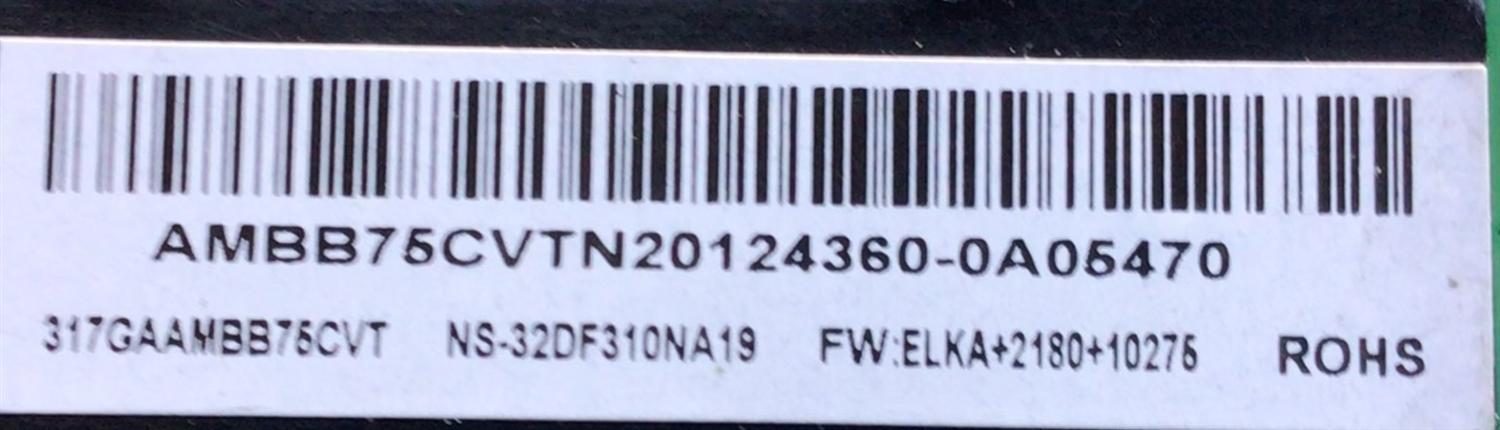 KIT DE TARJETAS PARA TV INSIGNIA / NUMERO DE PARTE MAIN 317GAAMBB75CVT / TD.T950.67 / NUMERO DE PARTE FUENTE PLTVK1805XA2C / (X)PLTVK1805XA2C / 715G8098-P01-000-002S / PANEL TPT315B5-1A072.L REV:S23B / DISPLAY ST3151A07-2 VER.2.3 / MODELO NS-32DF310NA19 - Imagen 3